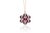 Mischief' 10mm Disc Amethyst-Rubelite Flower Pendant in 18KY with Chain Approx. Wt- AM 17.02cts RB 3.528cts. Chain length...