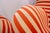 Textile Gaetano Pesce “Big Mama” (Up5_6) Chair & Ottoman for B&b Italia – Red/White Stripe – Like New For Sale - Image 7 of 11