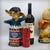A ceramic decanter or bottle depicting a Democratic presidential donkey, produced and published by bourbon distiller Jim...