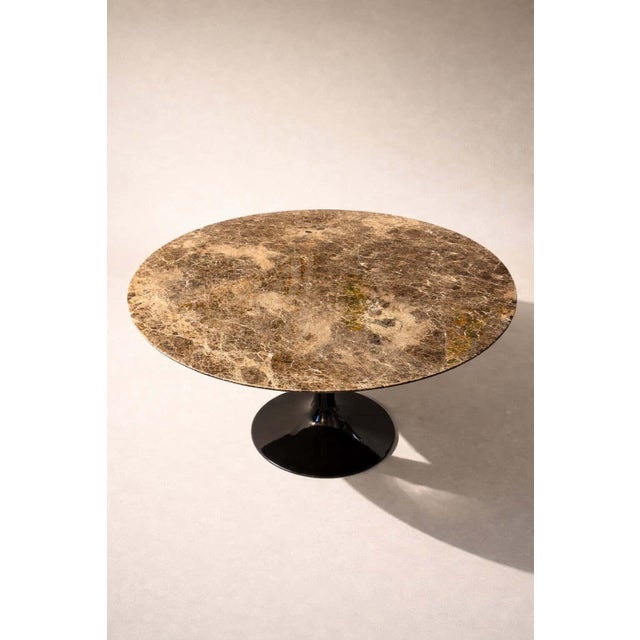 Emperor Marble Tulip Table by Eero Saarinen for Knoll International, 1980s For Sale - Image 9 of 9