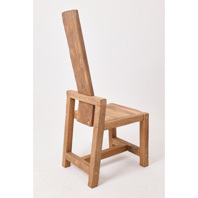 Massive Oak Chair by Logniture For Sale - Image 12 of 15
