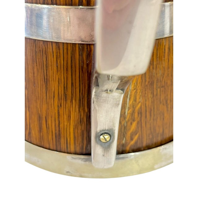 Antique English Silver Plate and Wood 1st Prize Walking Puppy Trophy Loving Cup For Sale - Image 9 of 12