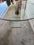 Mid-Century Modern Glass Dining Room Table with Glass Legs in the Pace Style For Sale - Image 13 of 18