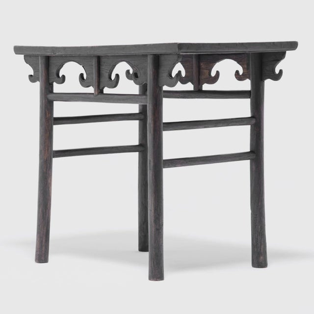 Chinese Mid 19th Century Round Leg Wine Table For Sale - Image 3 of 7