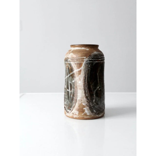 Contemporary Vintage Sauer Studio Pottery Vase For Sale - Image 3 of 12