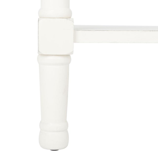 Whitney 1 Drawer Accent Table in White For Sale In Philadelphia - Image 6 of 9