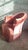 Napoleon III Lounge Chair and Poufs in Pink Velvet, 1800s, Set of 3 For Sale - Image 12 of 13