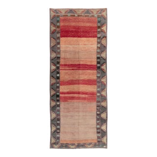 Galerie Shabab Collection Mid-20th Century Turkish Anatolian Wide Gallery Runner For Sale