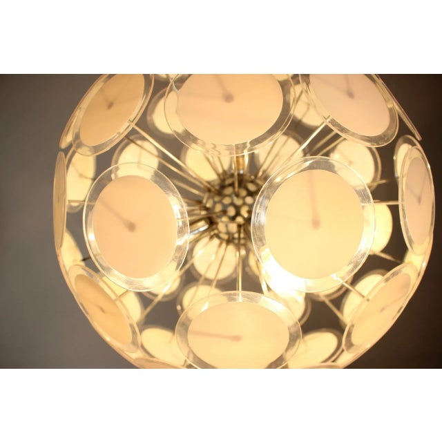 Mid-Century Sputnik Atomic Chandelier, Italy, 1970s For Sale - Image 9 of 10