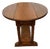 1960s Bishopsgate Collection by Drexel -- Round Lamp Table With Drop Leaves For Sale