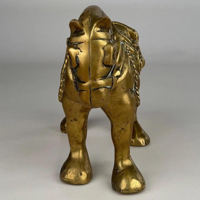 Antique English Brass Horse Sculpture, 1800s For Sale - Image 10 of 13