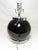 Black Mid Century Porcelain Sphere Lamp For Sale - Image 8 of 10