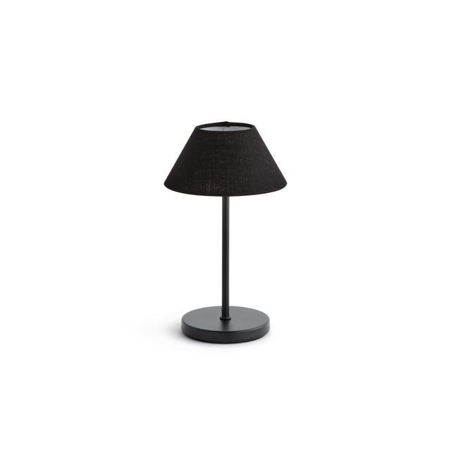Metal Alluna Cordless Led Lamp 10" - Black For Sale - Image 7 of 7
