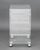 Transparent Modern Clear Acrylic "Waterfall" Rolling Bar Cart For Sale - Image 8 of 8
