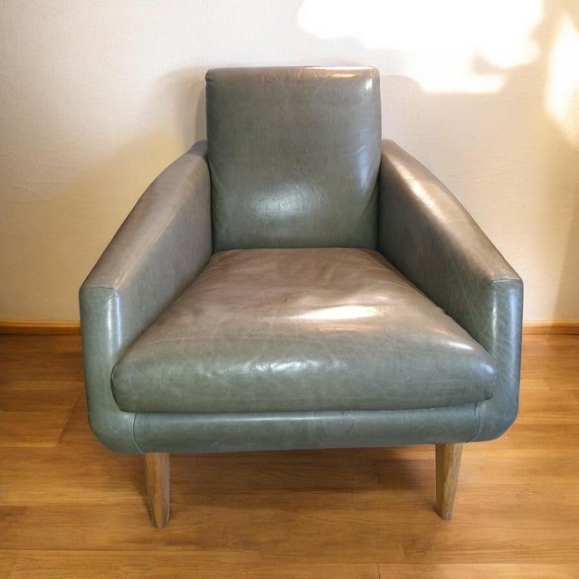 2020s Elevate Your Space With a Pair of West Elm Carlo Mid-Century Chairs For Sale - Image 5 of 11