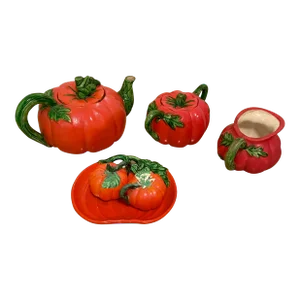 Vintage Tomato Breakfast Set