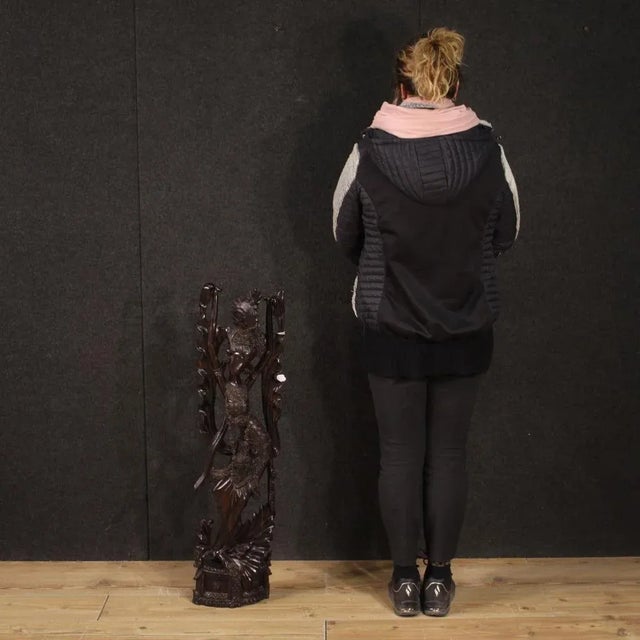 Indonesian Artist, Dancer Figure, 1960, Wood For Sale - Image 3 of 13