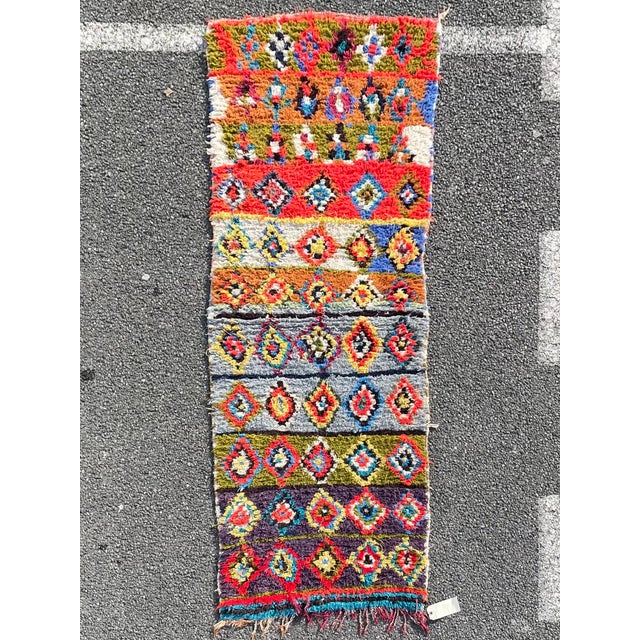 1980s Vintage Traditional Berber Boucheruite Berber Rug For Sale - Image 10 of 10