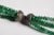 Deborah Lockhart Phillips Beaded Faceted Emerald and Diamond Bracelet For Sale - Image 4 of 8