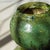 Wood Tamegroute Green Glazed Triple-Gourd Vase | Handmade | One of a Kind For Sale - Image 7 of 7