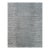 6x9 Tessa Maya Gray Solid Field Geometric Modern Hand Knotted Wool Carpet Rug For Sale
