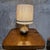Glass Mid-Century Modern Ceramic Table Lamp, Czechoslovakia, 1960s For Sale - Image 7 of 10