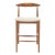 Lionel Retro Counter Stool - Walnut/Cream For Sale