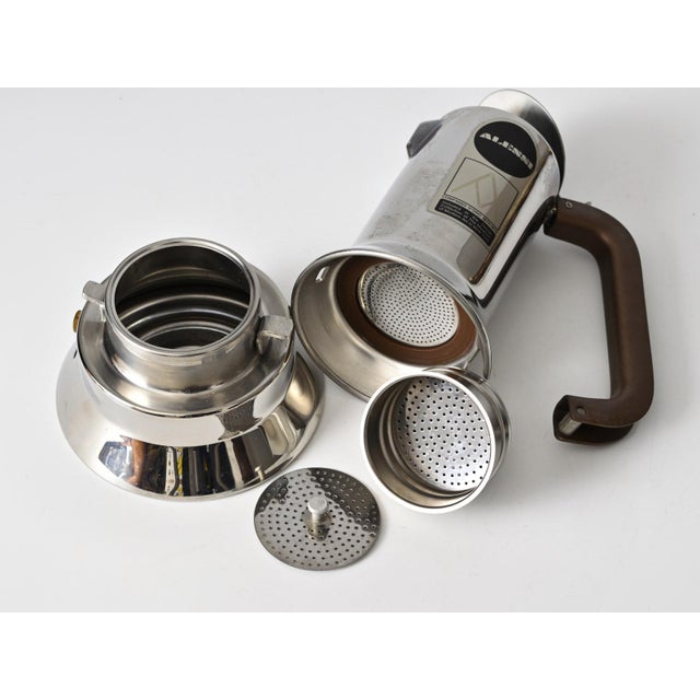 Italian Moka Coffee Maker in Stainless Steel by Richard Sapper for Alessi, 1980s For Sale - Image 12 of 13