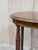 Vintage English Style Inlaid Mahogany Round Center Table With Radial Veneer For Sale - Image 4 of 8