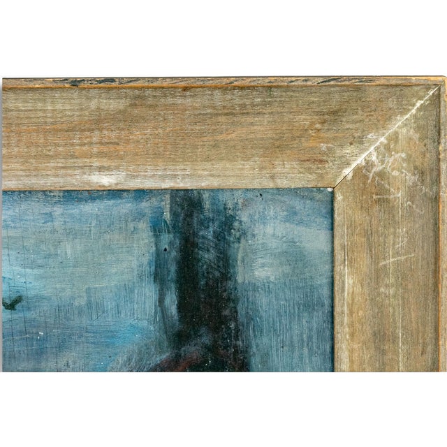 1936 Gordon McCouch Deserted Houses Modernist Landscape Oil on Board For Sale - Image 14 of 18