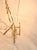 Vintage Handmade Brass Tabletop Easel With Pagoda. Mid-Century, Chinoiserie. For Sale - Image 10 of 10