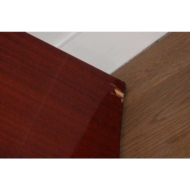Late 20th Century Dakota Jackson Postmodern Dry Bar Cabinet in Lacquered Maple and Parchment For Sale - Image 14 of 15