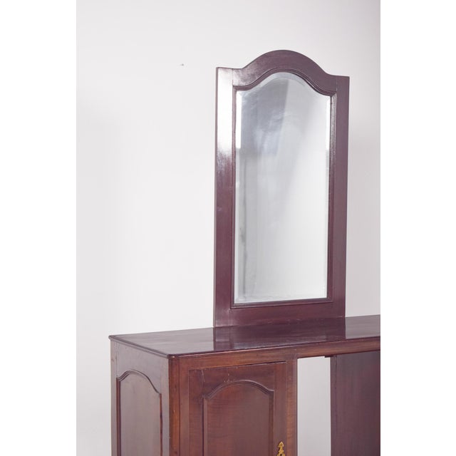 Vintage Portuguese Dressing Table with Mirror, 1920s For Sale - Image 4 of 12