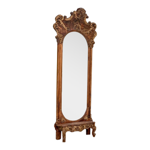 Antique Louis XV Standing Entry Hall or Pier Mirror