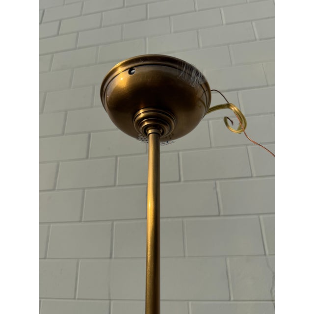Early 21st Century Thomas O’Brien for Visual Comfort Open-Frame Antique Brass 8-Light Chandelier For Sale - Image 5 of 11