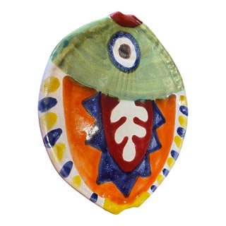 Vintage Desimone Fish Plate For Sale