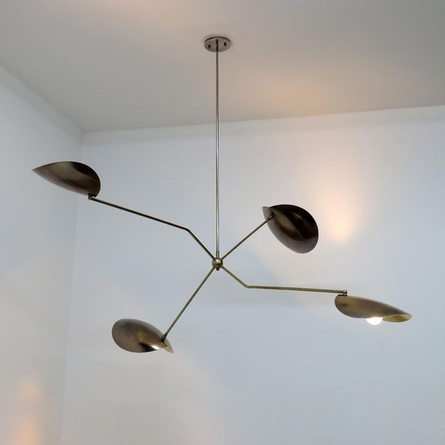 Brass Calder™ Brass Chandelier by Gallery L7 For Sale - Image 8 of 11