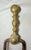 English Antique 18th Century Wrought Iron Turned Brass English Fireplace Tongs Tool 20 For Sale - Image 3 of 9