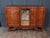 Wood Art Deco Walnut Sideboard with Glazed Display Cabinet, 1930 For Sale - Image 7 of 18