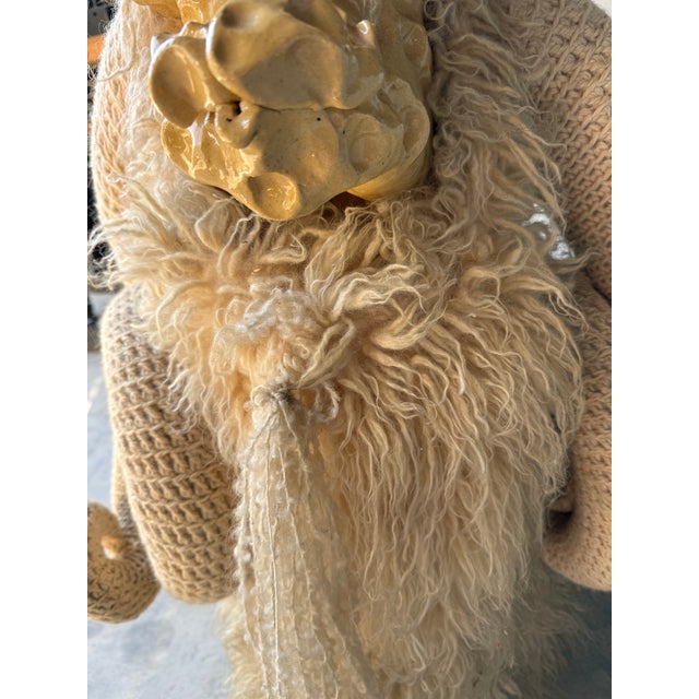 Modern Bench by Edna Cataldo Bighorn Sheep Sculpture Sheep Manner of Francois-Xavier Lalanne For Sale - Image 3 of 18