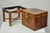 Late 20th Century Furniture Classics LTD Chinese Teak & Bamboo Campaign Chest Side Table on Stand For Sale - Image 18 of 18