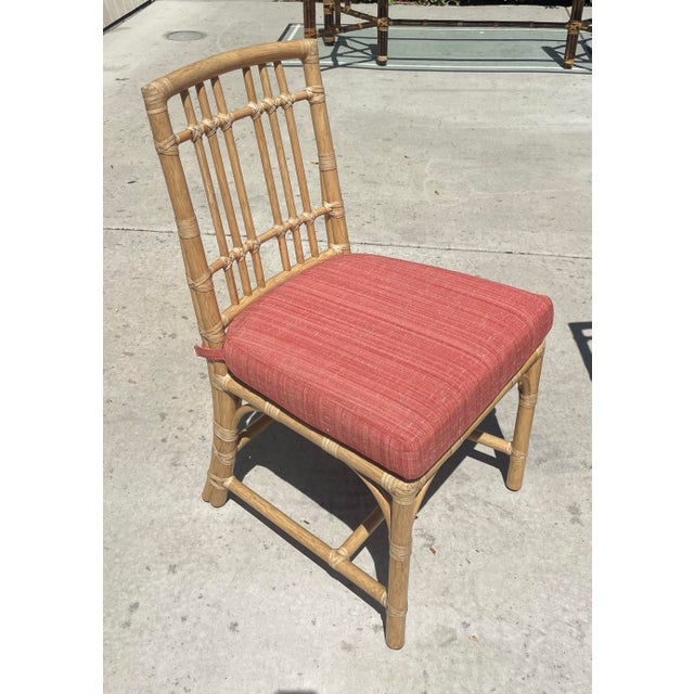 Baker McGuire Rattan Dining Chairs, Balboa Collection a Set of Eight For Sale - Image 9 of 18