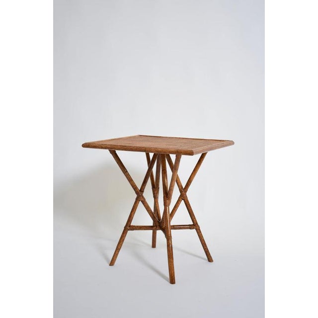 Arrabida Marbled Rattan Table by Barracuda Interiors For Sale - Image 6 of 6