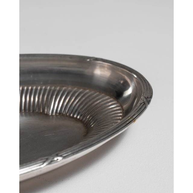 Early 20th Century France Gray Silver Platter For Sale - Image 12 of 15