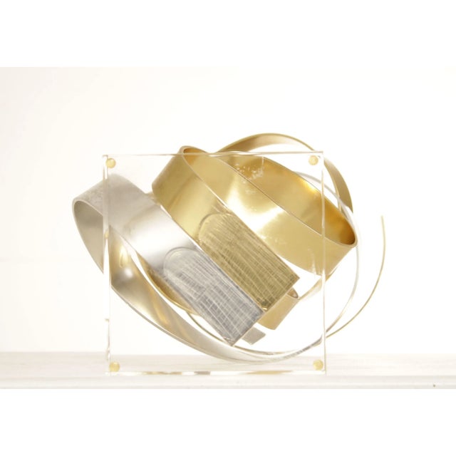 Postmodern 1980s Aluminum Ribbon Sculpture by Dan Murphy For Sale - Image 11 of 13