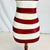 Wood 1980s Vintage Americana Patriotic Flag Paper Mache Dress Form Mannequin Centerpiece Holiday Accent - 4th of July For Sale - Image 7 of 14