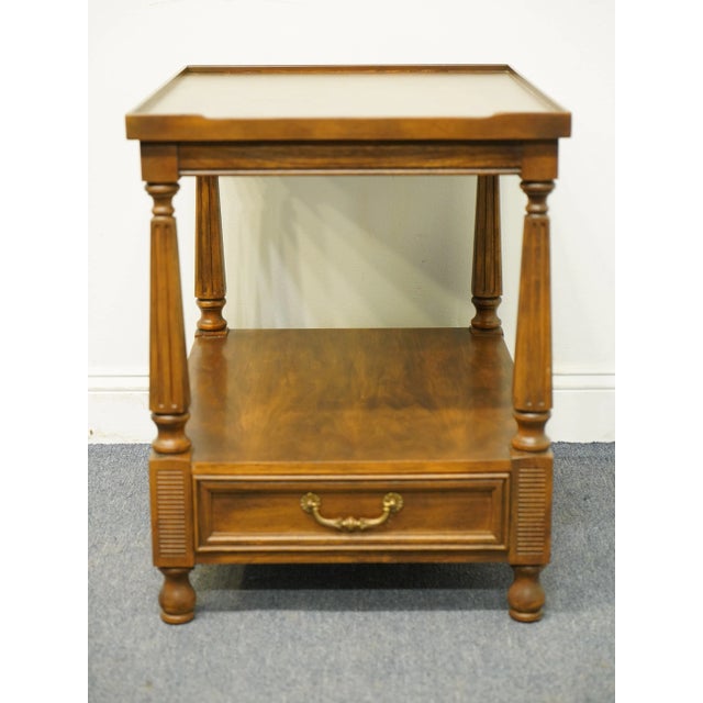 Drexel Drexel Furniture Italian Provincial 20x26" Accent End Table 596-338-3 For Sale - Image 4 of 13