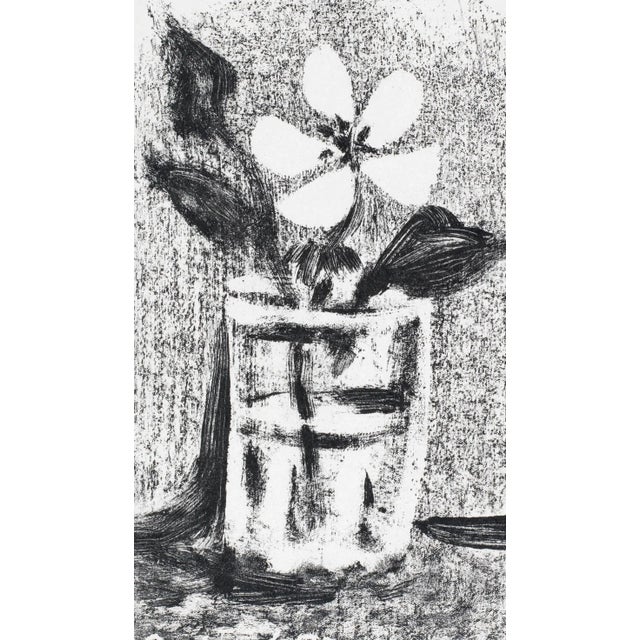 Pablo Picasso、Verre et vase de fleurs