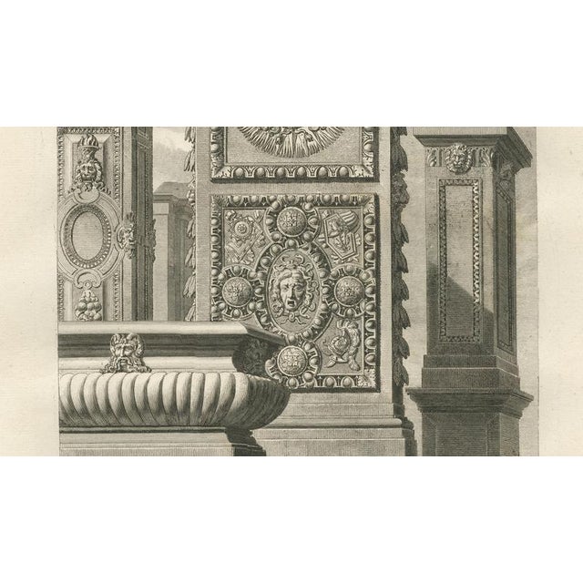 Louis-Pierre Baltard, Louvre Chimney Ornament, 1803, Paper For Sale - Image 6 of 9