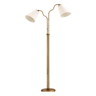 Height-Adjustable Floor Lamp, 1950s For Sale